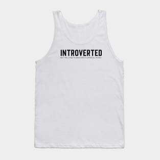 Introverted Classical Music Tank Top